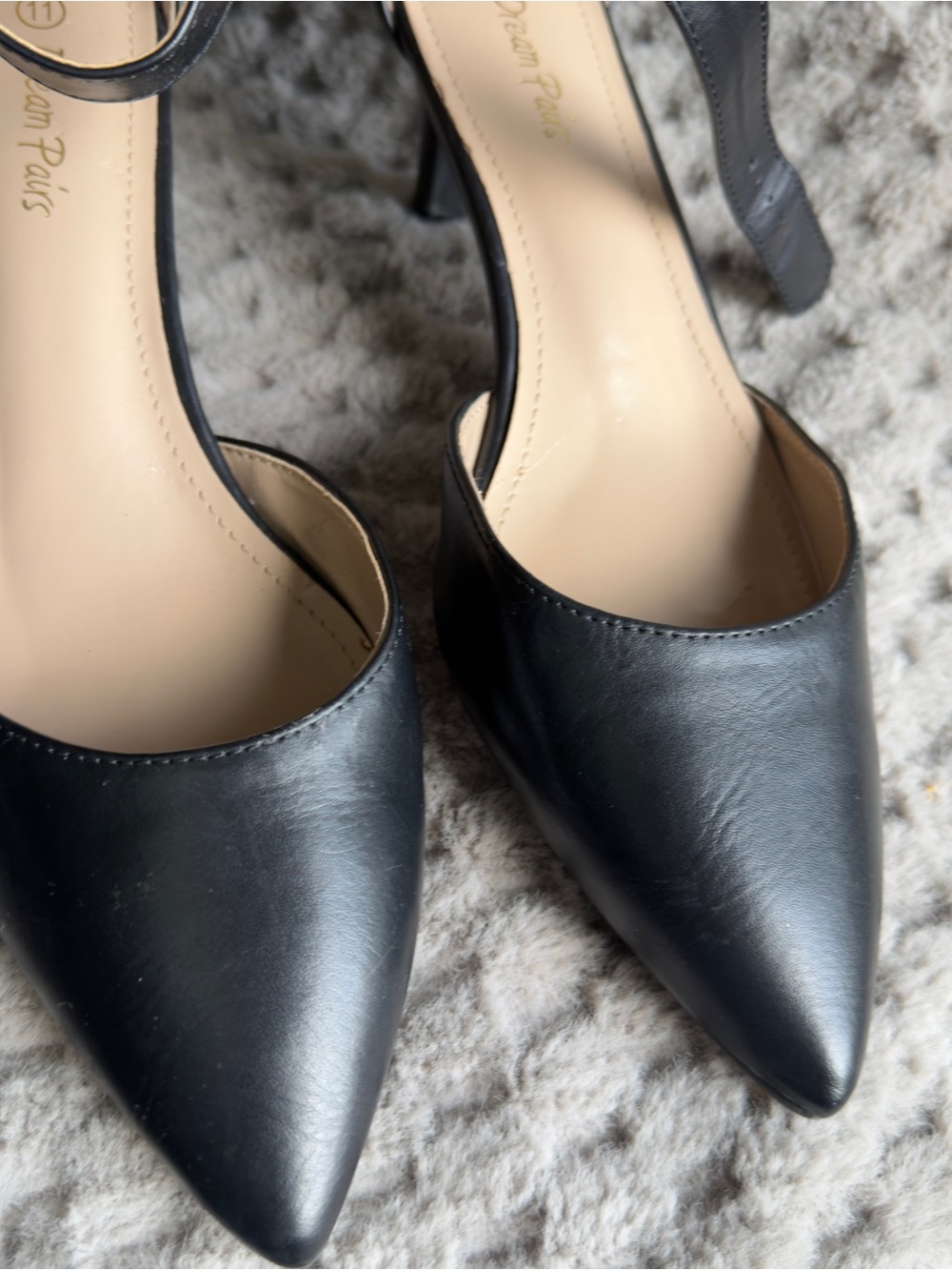Dream Pairs Black Women's Slingback Heels - Picture 4 of 6